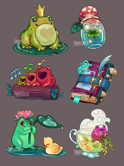 Fun & Festive Frogs